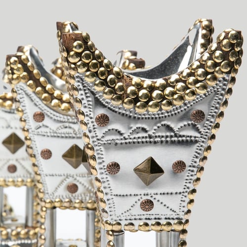 مجموعة مباخر تراثية فضي