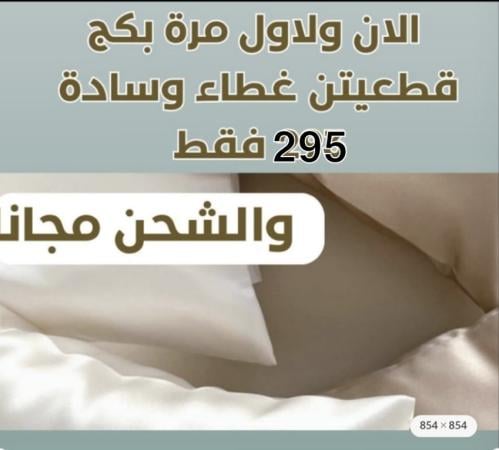 2غطاء وسادة حرير
