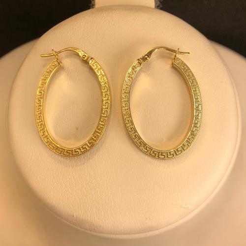 حلق دائري ( بيضاوي )