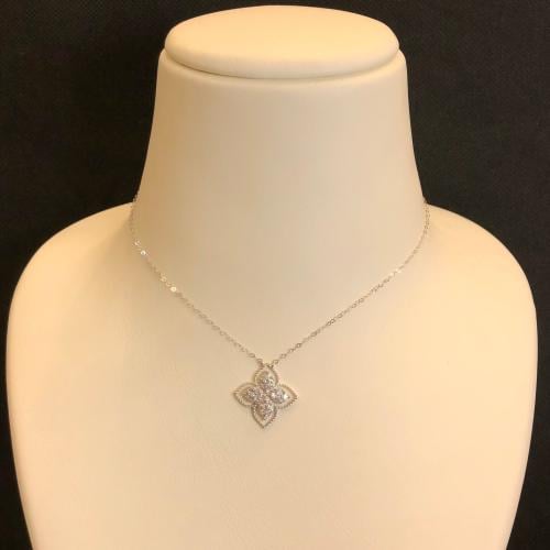 شوكر ذهب ابيض