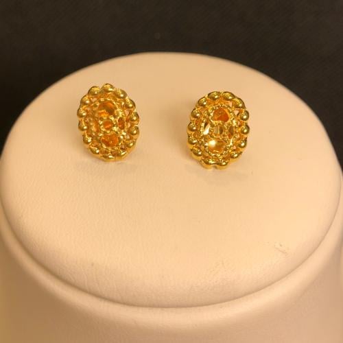 حلق زخارف بيضاوي