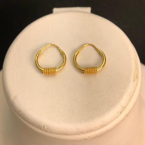 حلق دائري مجدول بناتي