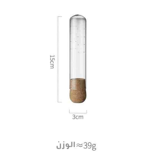 أنبوب تخمير الشاي والأعشاب زجاجي