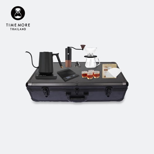 شنطة أدوات تقطير القهوة تايمور أسود