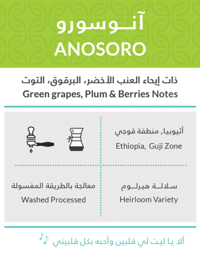 آنوسورو- محمصة كفة 250g