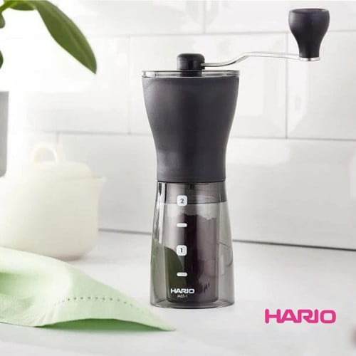 مطحنة هاريو ميني ميل بلس مطحنة حبوب قهوة يدوية ترس...