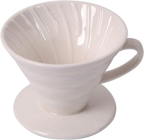 قمع تقطير V60 سيراميك أبيض 01