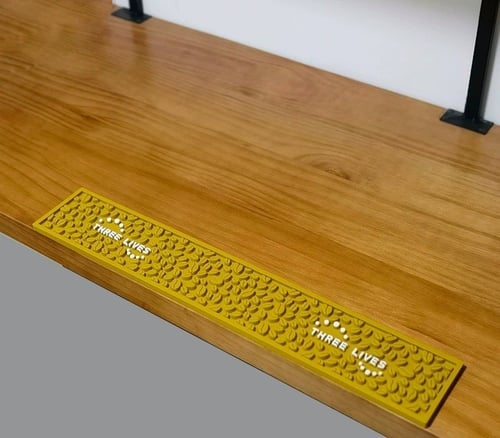 ربل تجفيف وتنظيم أكواب القهوة مقاس 10*60 سم الوان...