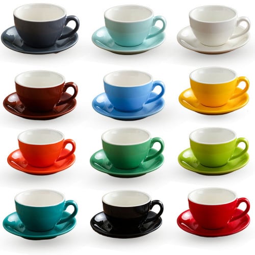 أكواب سيراميك ملونة سعة 150 مل