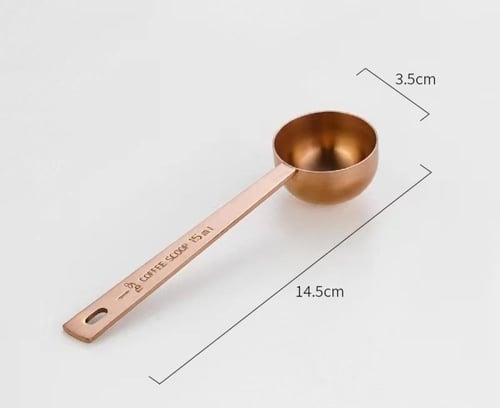 ملعقة قياس قهوة من الفولاذ المقاوم للصدأ
