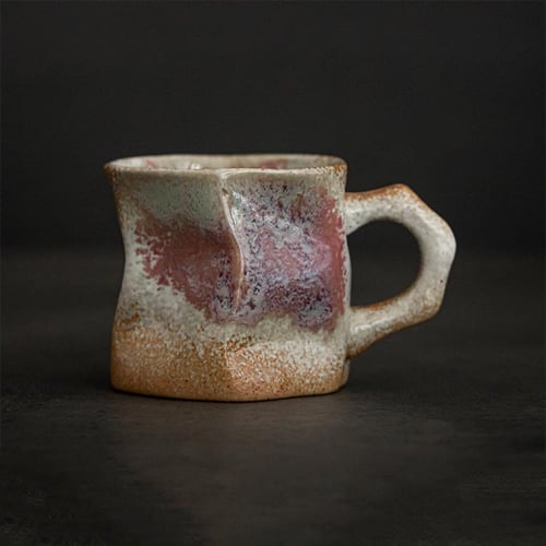 كوب سيراميك ملون بمقبض300 مل