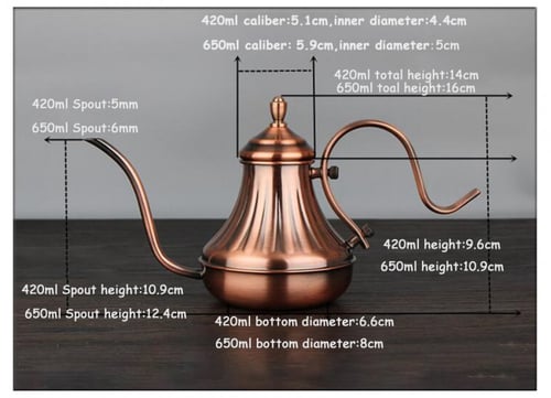 ابريق ترشيح v60 برونزي