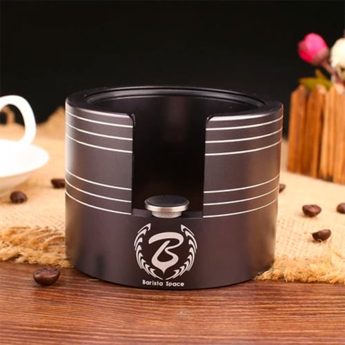 قاعدة كبس معدني رمادي من باريستا سبيس مقاس 58 ملم