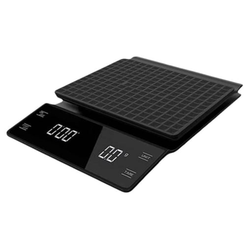 ميزان قهوة رقمي دقيق أسود