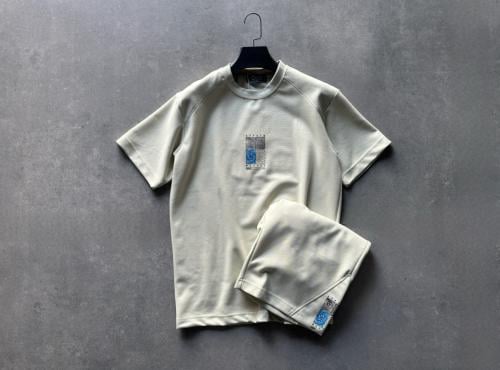three color tshirt and short