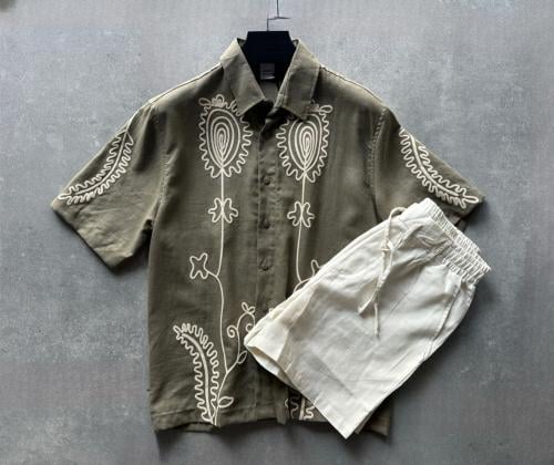 SHIRT WITH ARD MADE IN TURKEY AND SHORT