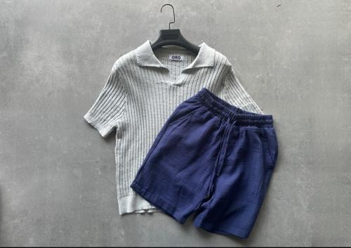 shirt polo and short for summer