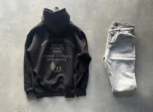 SET HOODIE AND PANT OVER SIZE