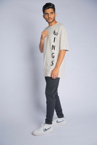 طقم تيشيرت قطني بنطلون قطني