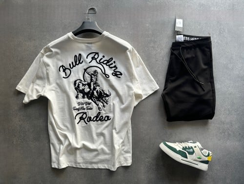 T-SHIRT SHORSE WHITE MADE TURKEY