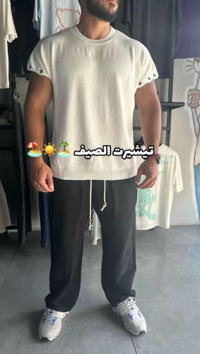 شيرت كت خامه صيفيه بنطلون كتان