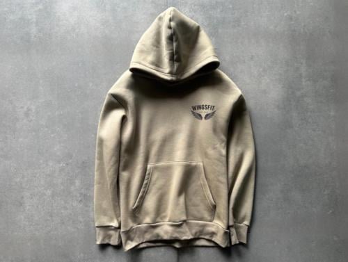 Wings fit hoodie beige