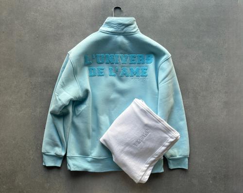 Sky blue hoodie full oversized