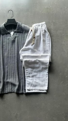 شيرت خامه خفيفه صيفيه بنطلون كتان صناعه تركيه