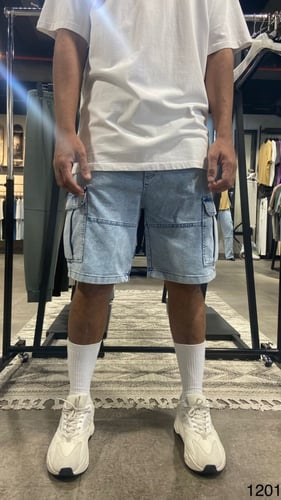 شورت جينز سماوي 1201