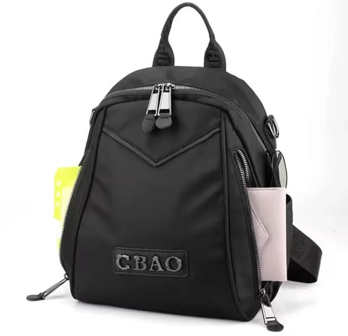 حقيبة الظهر الخفيفة الوزن للنساء مصنوعة من قماش أك...