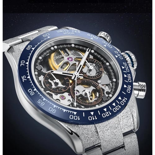 ساعة كرونوسارت كرونوغراف ميكانيكية أوتوماتيكية للر...