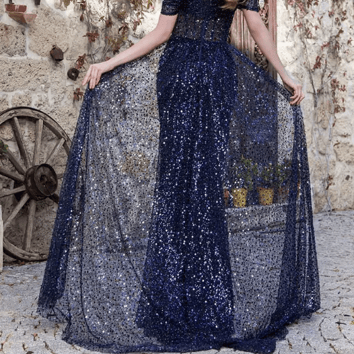 فساتين سهرة طويلة من YQLNNE مجموعة جديدة باللون ال...