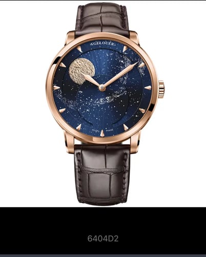 ساعةالعلامة التجارية Moonphase AGELOCER الساعات ال...