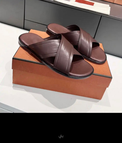 الصنادل الايطالية الجلدية من جلد البقر للرجال 2023...