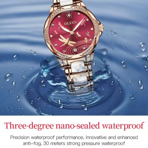 ساعة يد مقاومة للماء من OLEVS ، أفضل علامة تجارية...