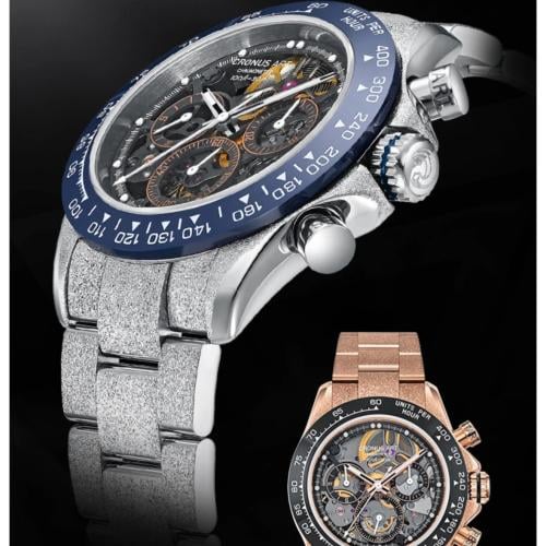 ساعة كرونوسارت كرونوغراف ميكانيكية أوتوماتيكية للر...