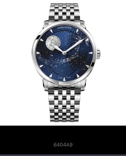 ساعةالعلامة التجارية Moonphase AGELOCER الساعات ال...