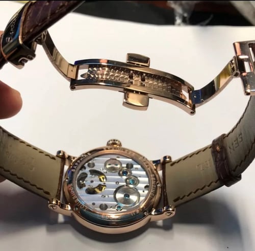 40 مللي متر الموضة الفاخرة ساعة رجالي ميكانيكية حر...