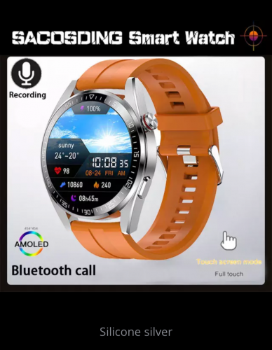 ساعة ذكية الرجال دائما عرض الوقت بلوتوث