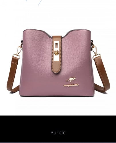 3 طبقات حقائب كتف للنساء السيدات جودة بولي Leather...