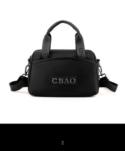 حقيبة كتف سعة كبيرة بستايل فرنسي من النايلون