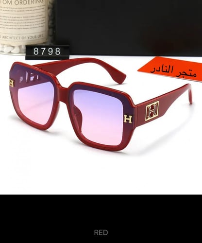 نظارات شمسية بتصميم جديد فاخر للنساء مربعة حماية U...