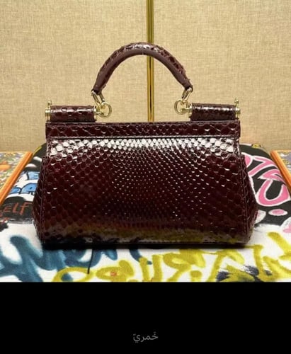 حقيبة يد المرأة مصمم ريترو جلد الثعبان موضة جديدة...