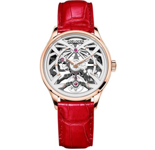 ماركة AGELOCER تصميم جديد للنساء ساعات الفاخرة اله...
