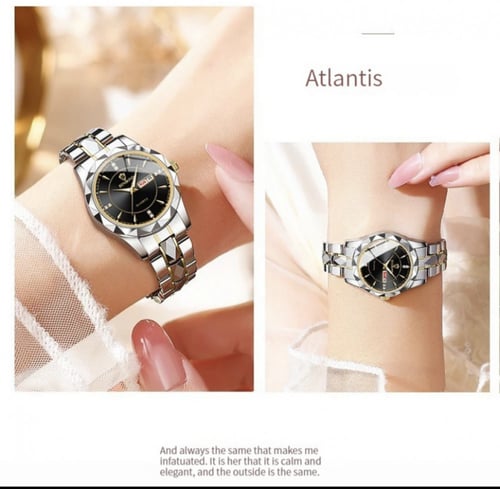 طقم ساعات بن بوند كوارتز مقاومة للماء من الفولاذ ا...