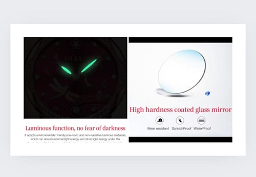 ساعة يد مقاومة للماء من OLEVS ، أفضل علامة تجارية...