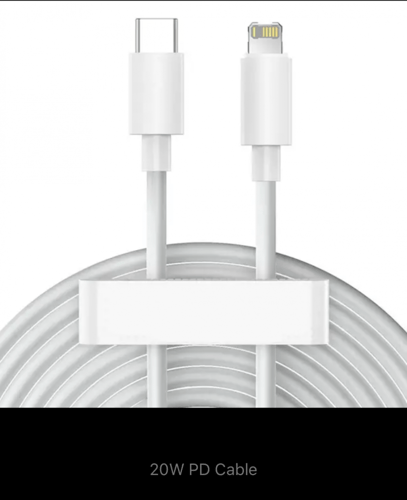 1+5مجاناً +حقبة كيابل كيبل شاحن 1متر ايفون الاصلي