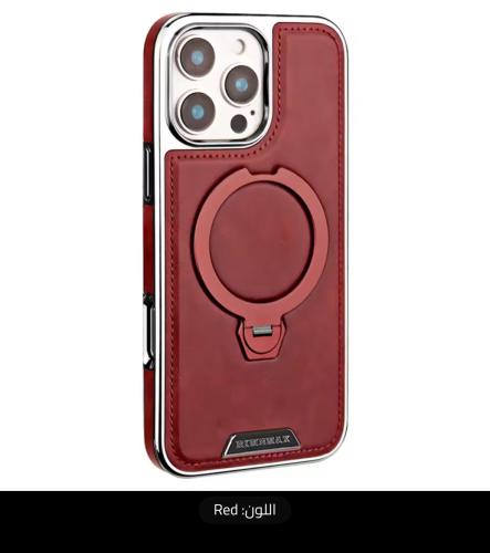 Luxury leather iPhone case with MagSafe and built-in stand - for those who appreciate true quality luxury leather case with stand