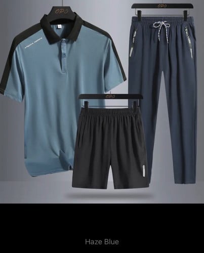 مجموعات تي شيرت السراويل Pants غير رسمية ثلاث قطع...