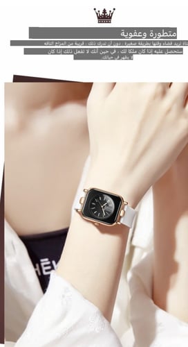 ‏OLEVS ساعة يد كوارتز أنيقة بسيطة للنساء ، مقاوم ل...